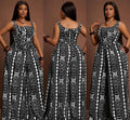 African Print Wide-Leg Jumpsuit