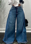 Ultra Wide-Leg Baggy High-Rise Jeans
