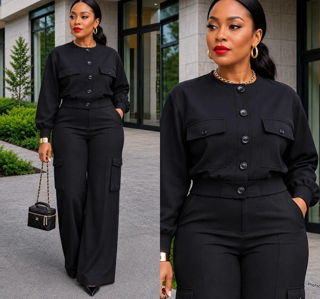 Women's Cargo Utility Two-Piece Set
