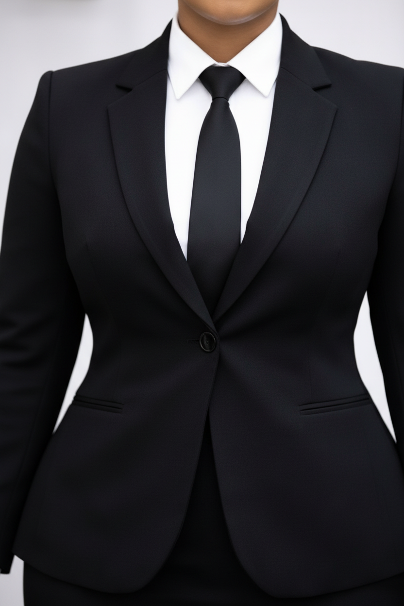 Black Power Suit - Detail