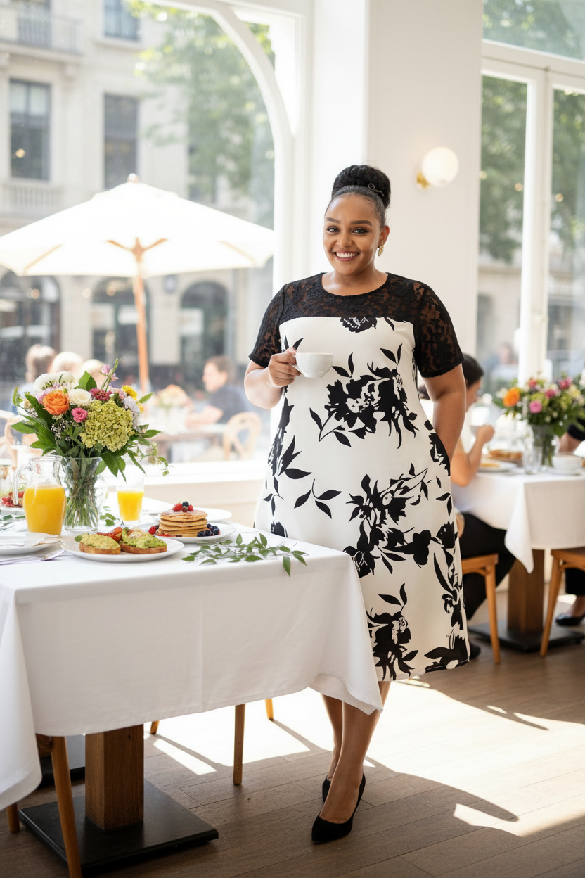 Floral Lace Dress – Brunch