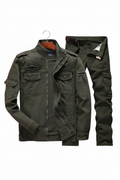 Men's Military Cargo Jacket & Pants Set - AI Generated Lookbook