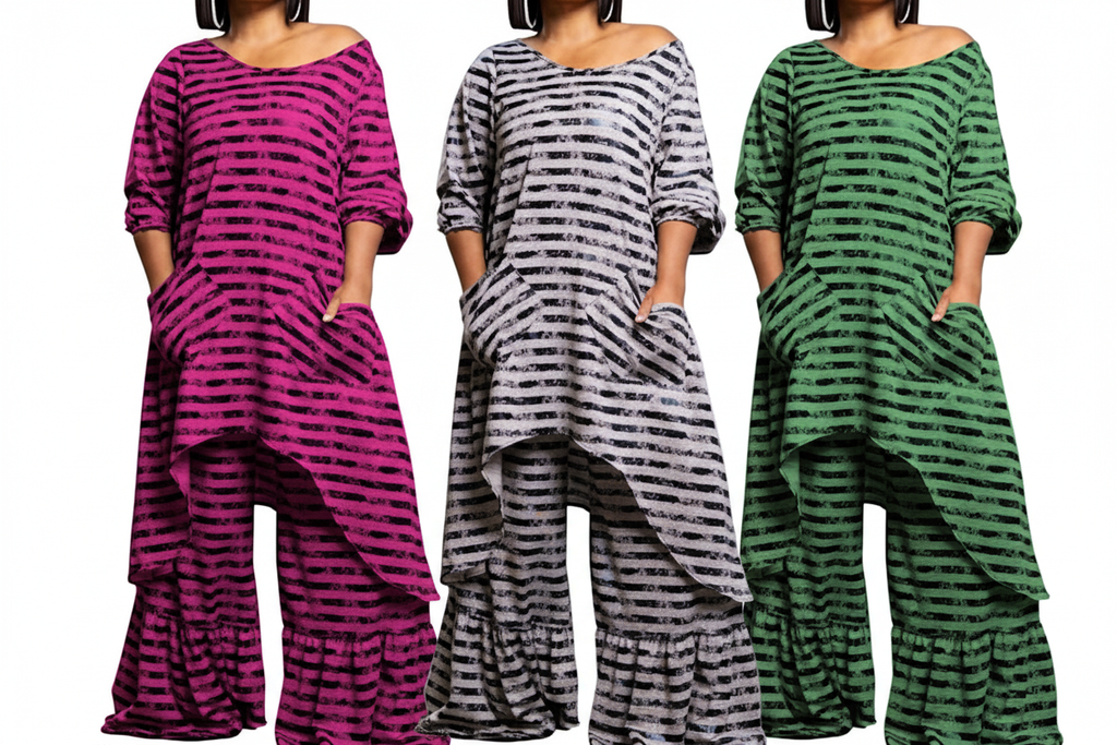 Striped Two-Piece Set - All 3 Colors